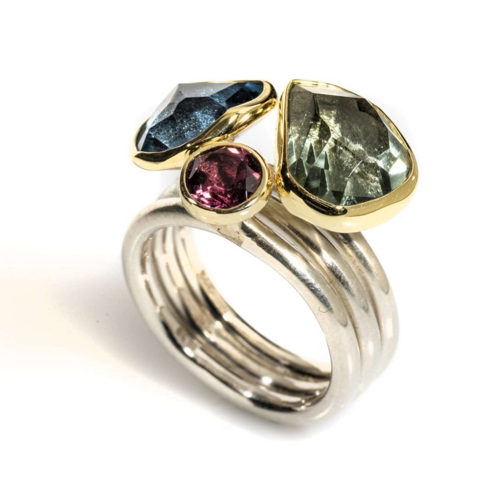 Enameled Rings - Blots Collection - Daphne P. (MARIANNA PETRIDI ...