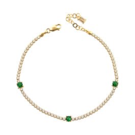 Bracelet Riviera in K14