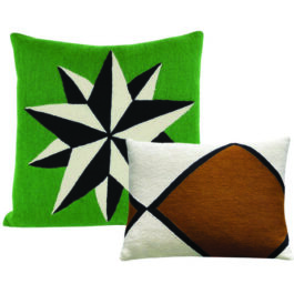Hand stitched cushions by Lindell & Co.